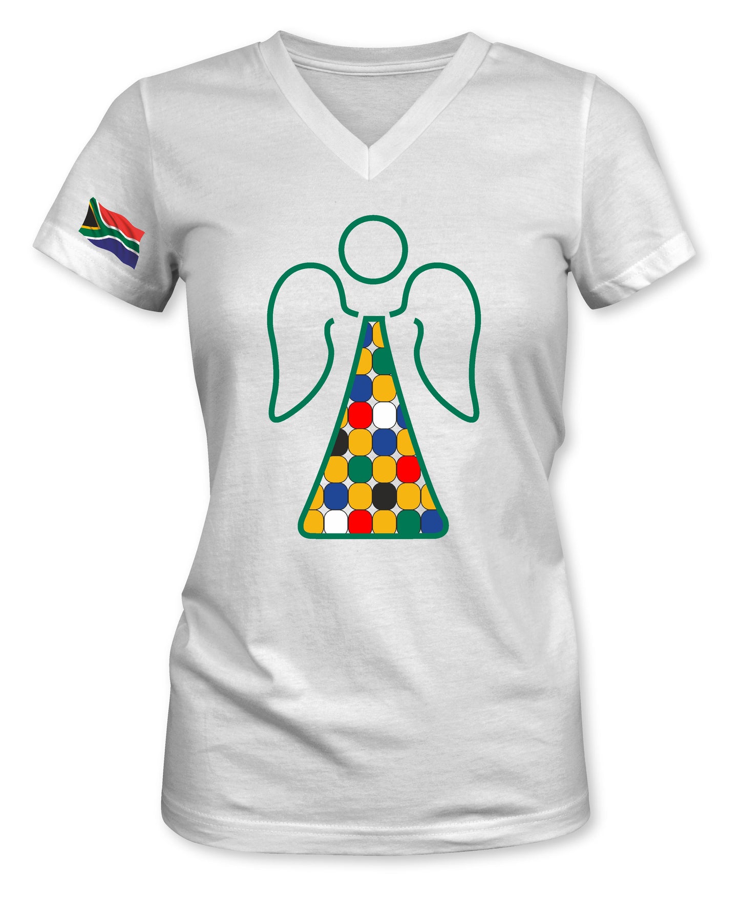 V-Neck Ladies Fit Angel T-Shirt