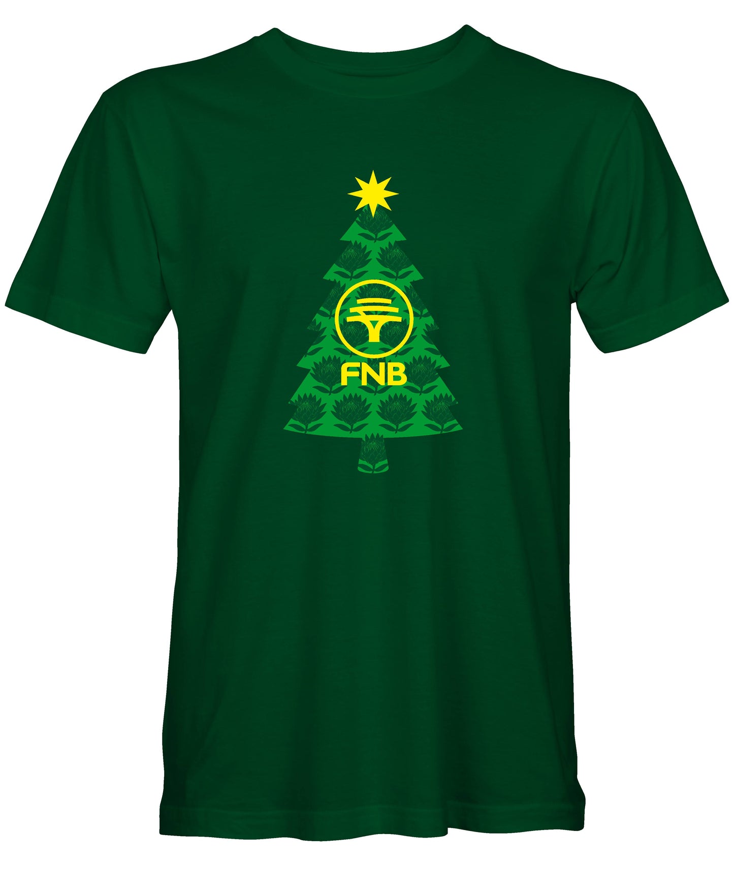 Kids Christmas Tree Rugby Protea T-Shirt