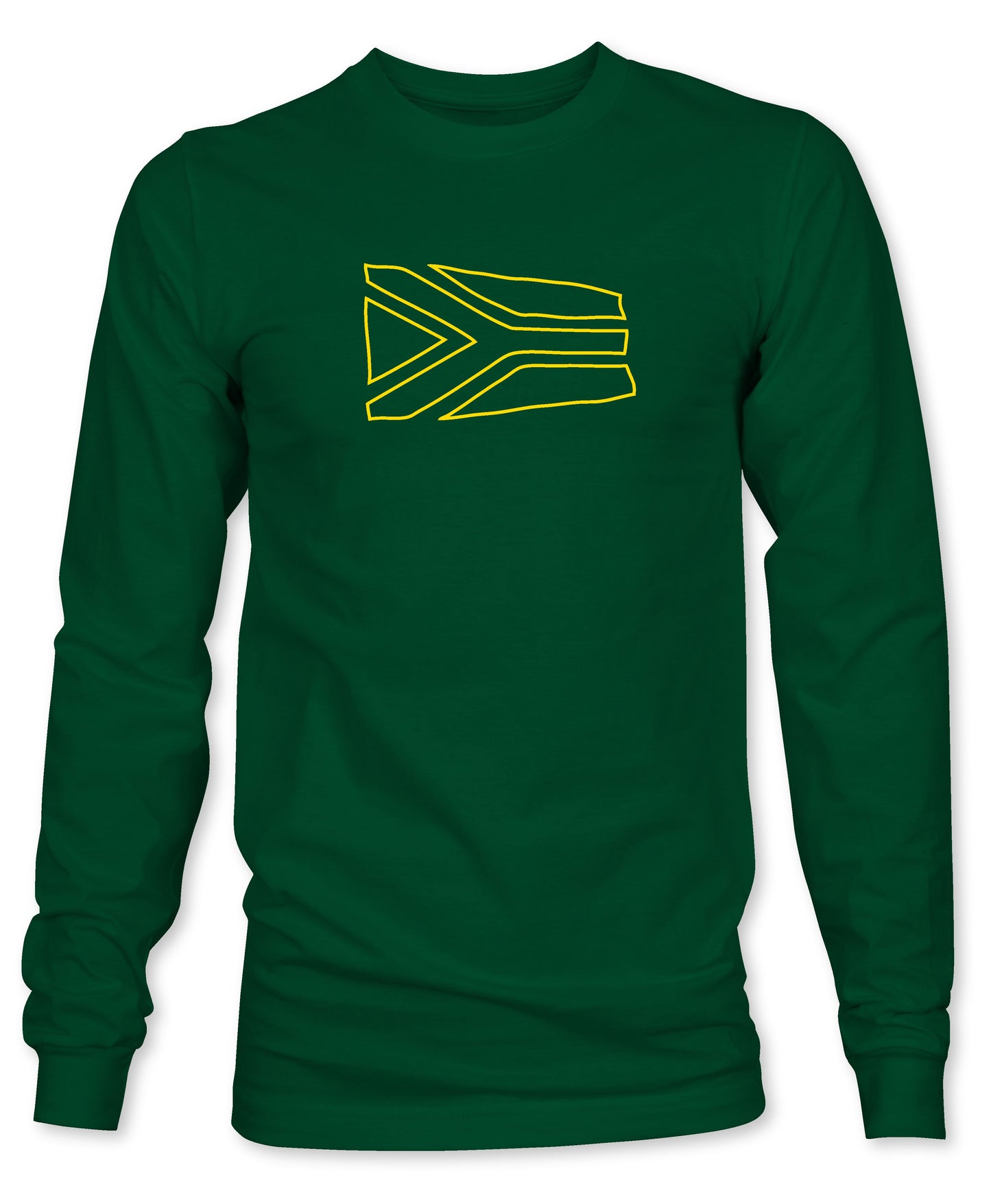 Unisex / Mens Arty South African Flag Long Sleeve T-Shirt