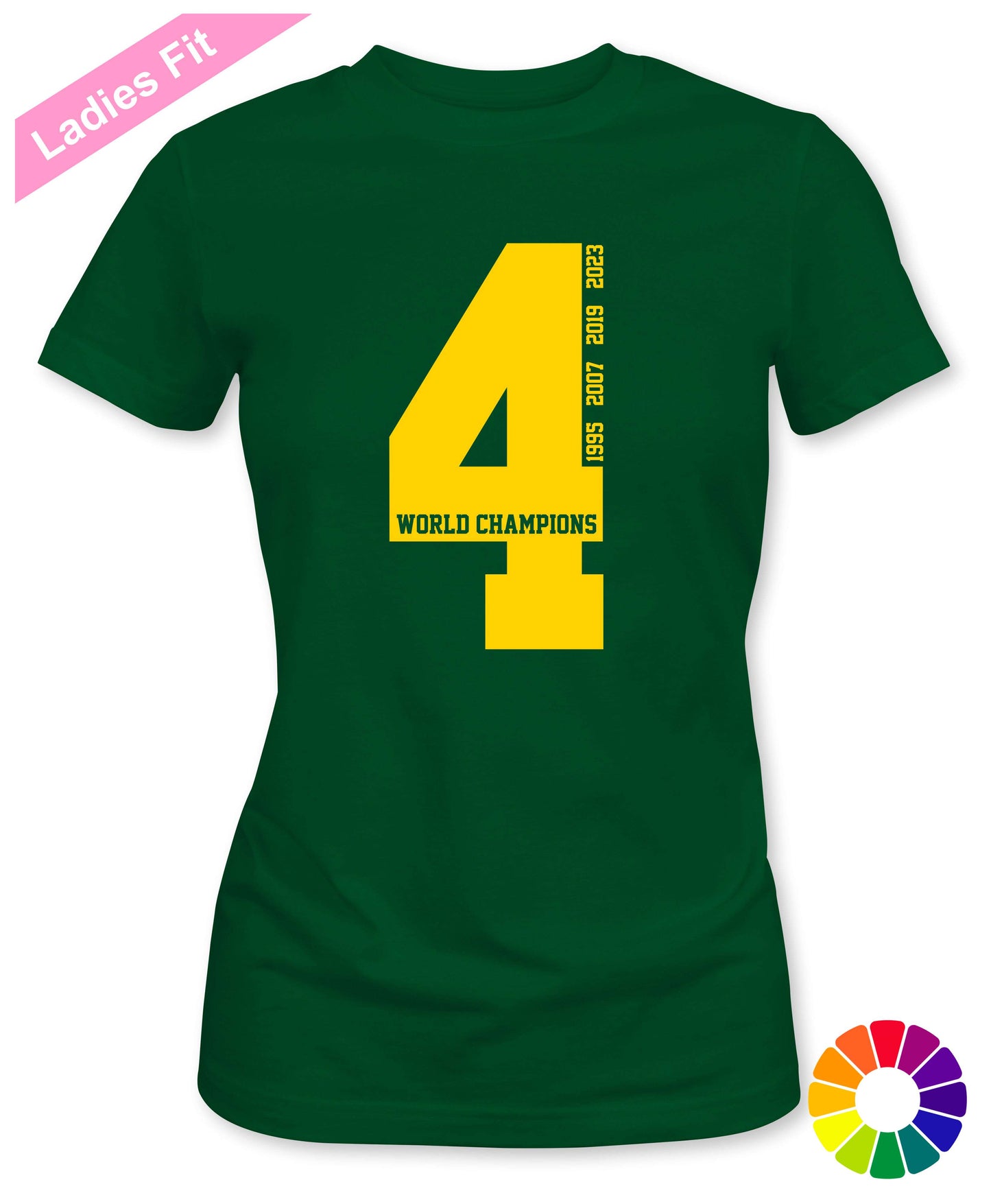 Ladies Fit 4 x Winners T-Shirt