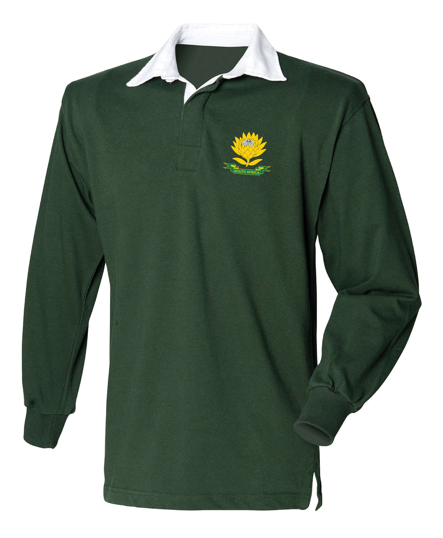 Retro Protea South Africa Embroidered Rugby Jersey