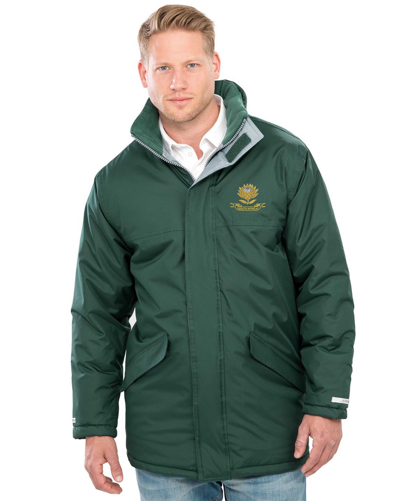 Protea South Africa Embroidered Stadium Jacket
