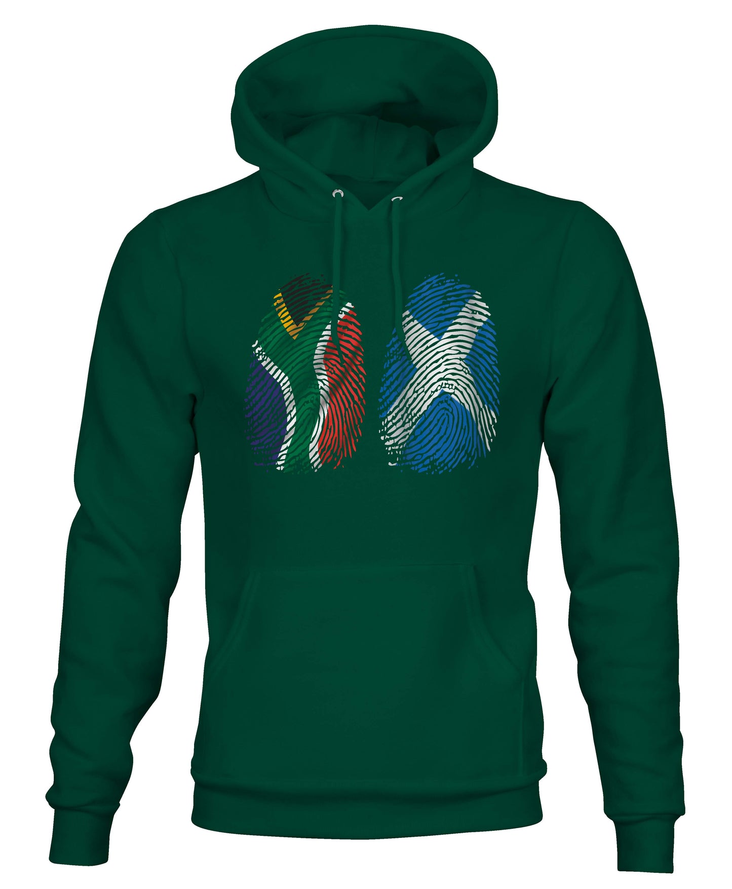 Unisex SA/SCOTLAND Dual Fingerprints Hoodie