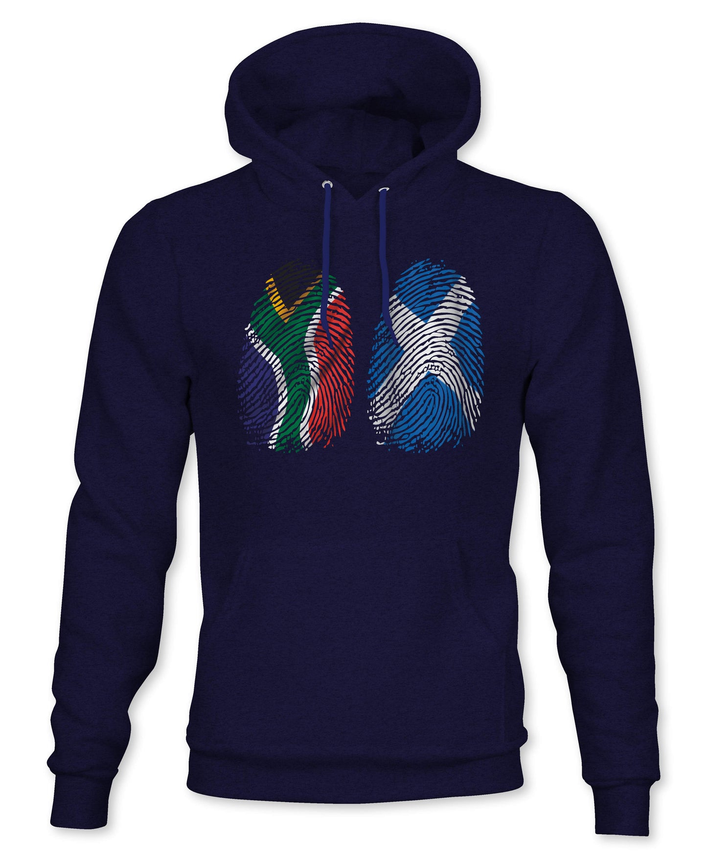 Unisex SA/SCOTLAND Dual Fingerprints Hoodie