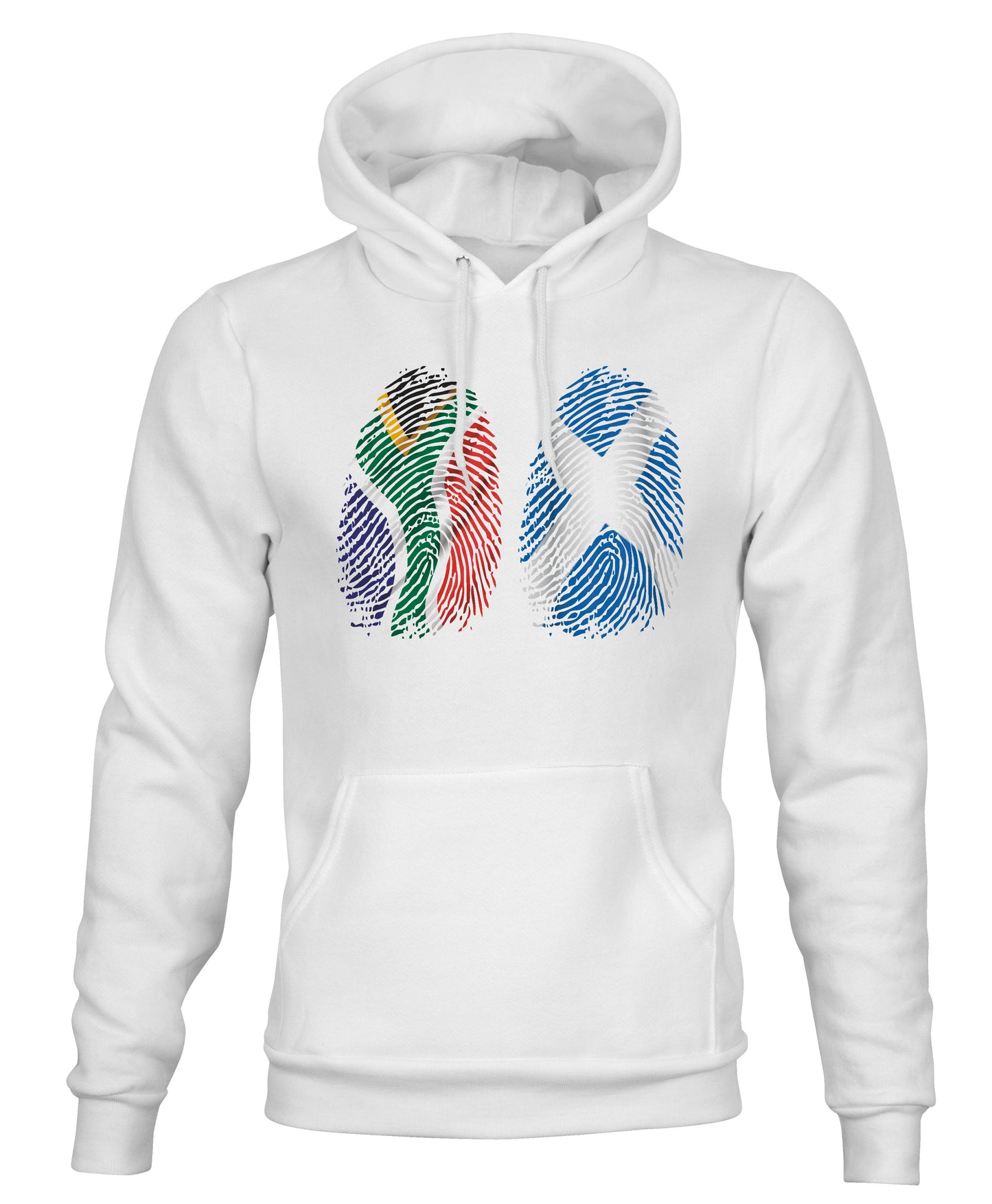 Unisex SA/SCOTLAND Dual Fingerprints Hoodie