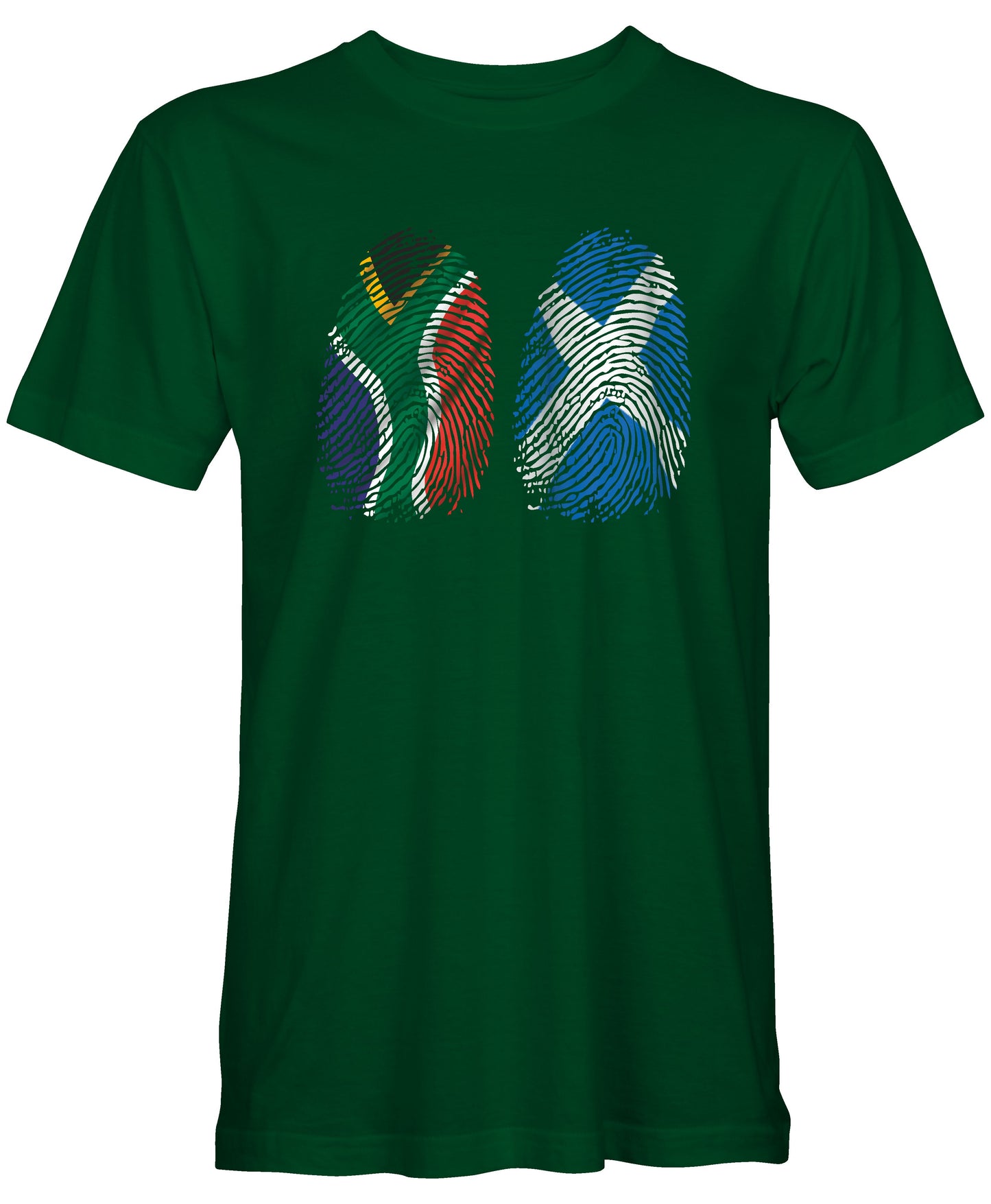 Unisex SA/SCOTLAND Dual Fingerprints T-Shirt