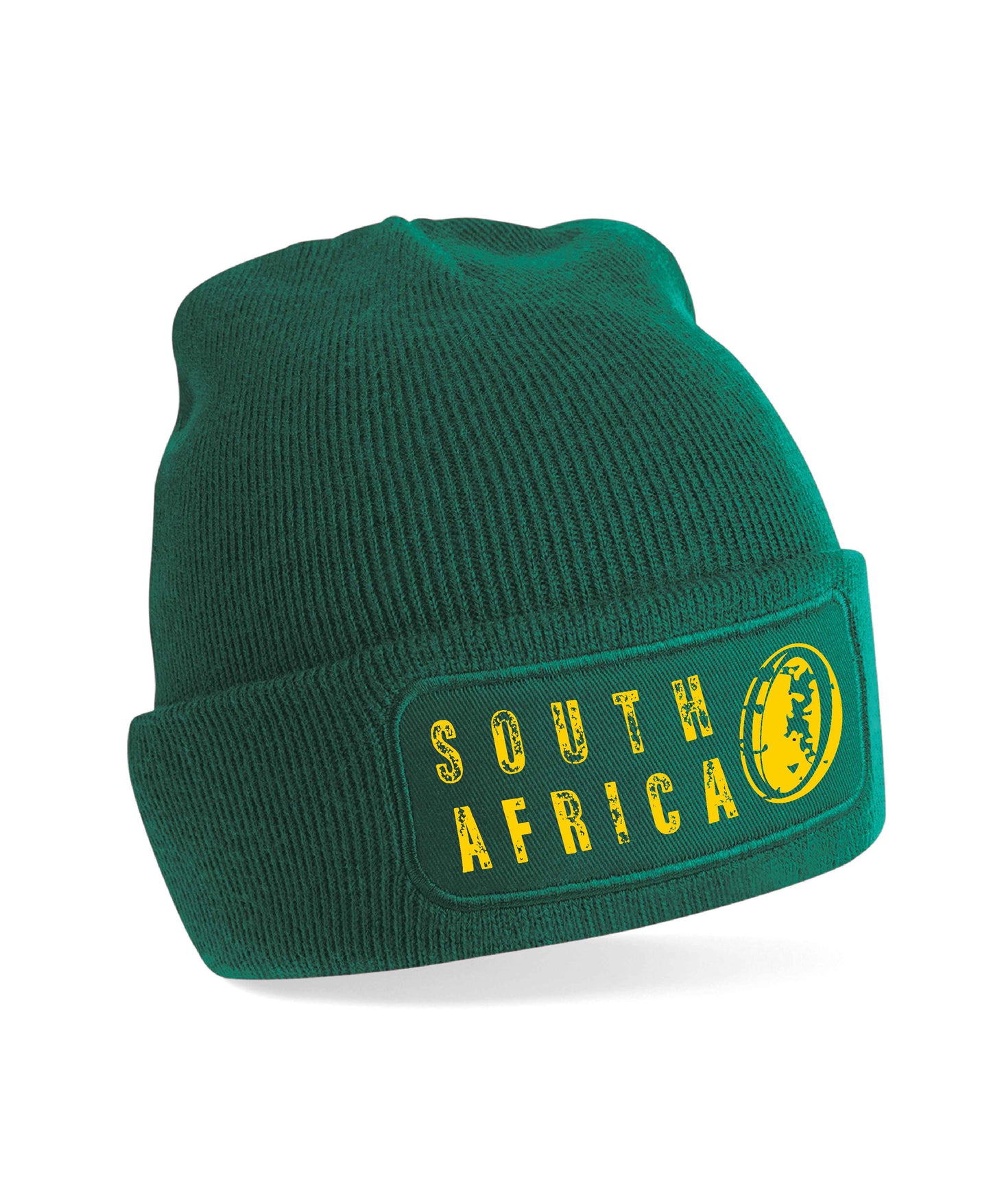 South Africa Rugby Ball Printed Beanie