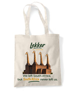 Lekker in London Battersea Giraffes Tote Bag