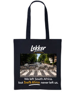 Lekker in London Zebra Crossing Tote Bag