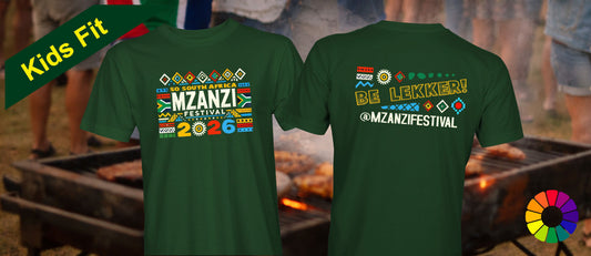 KIDS - Mzanzi Festival 2026 - Big Front & Rear BE LEKKER T-Shirt