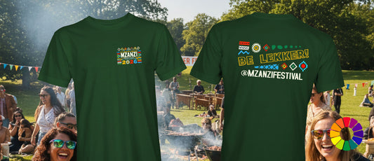 Mzanzi Festival 2026 - Left Breast & Rear BE LEKKER T-Shirt