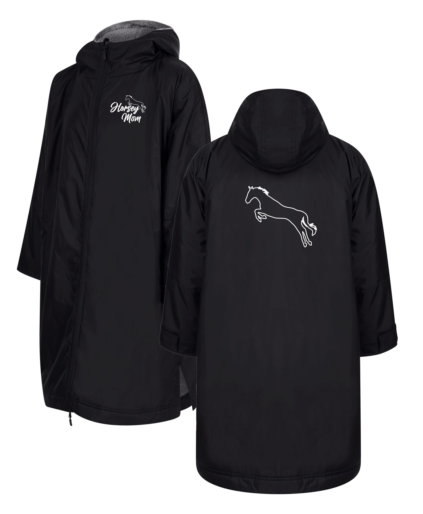 Adults - Front & Rear Embroidered All Weather Robe