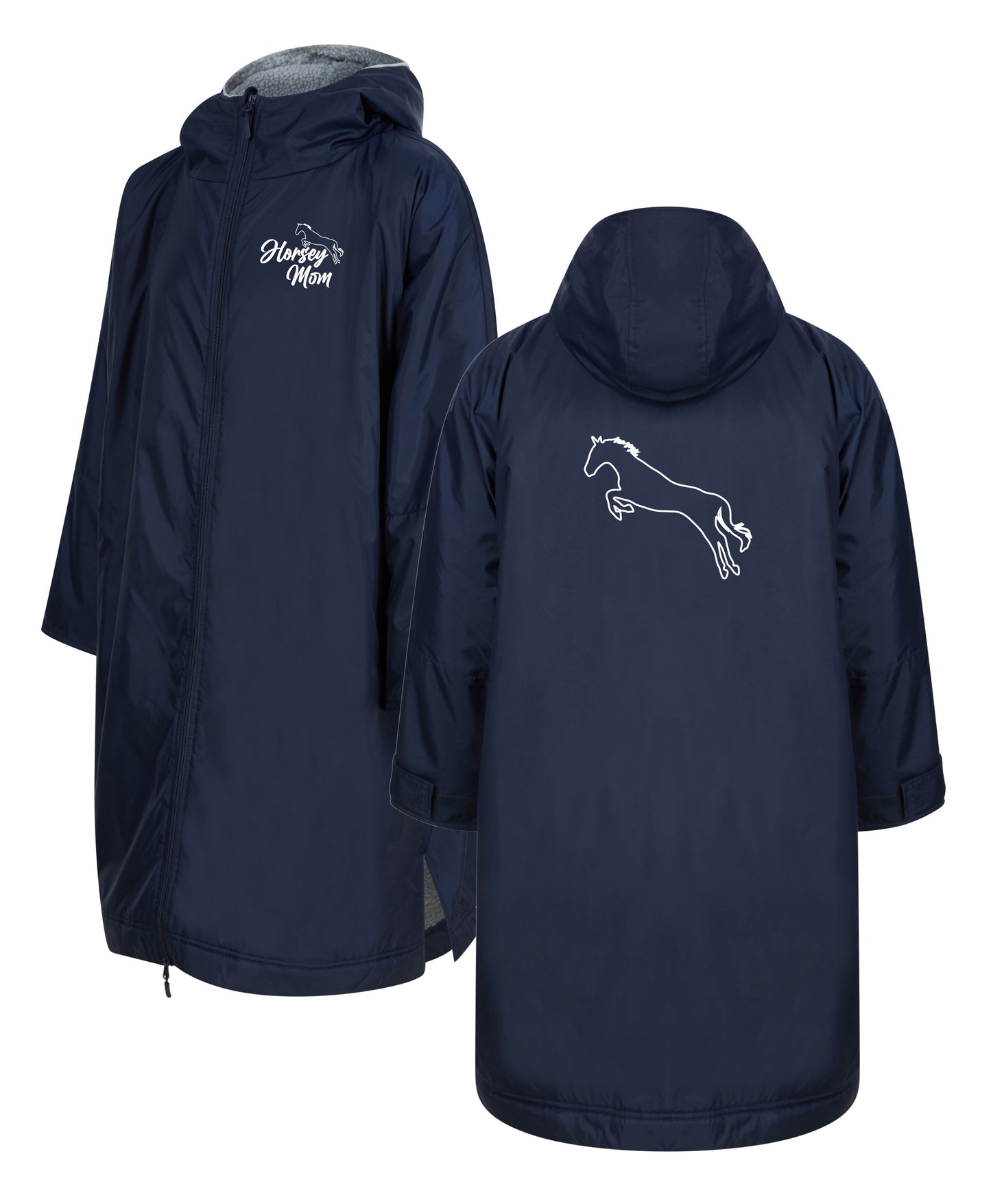 Adults - Front & Rear Embroidered All Weather Robe