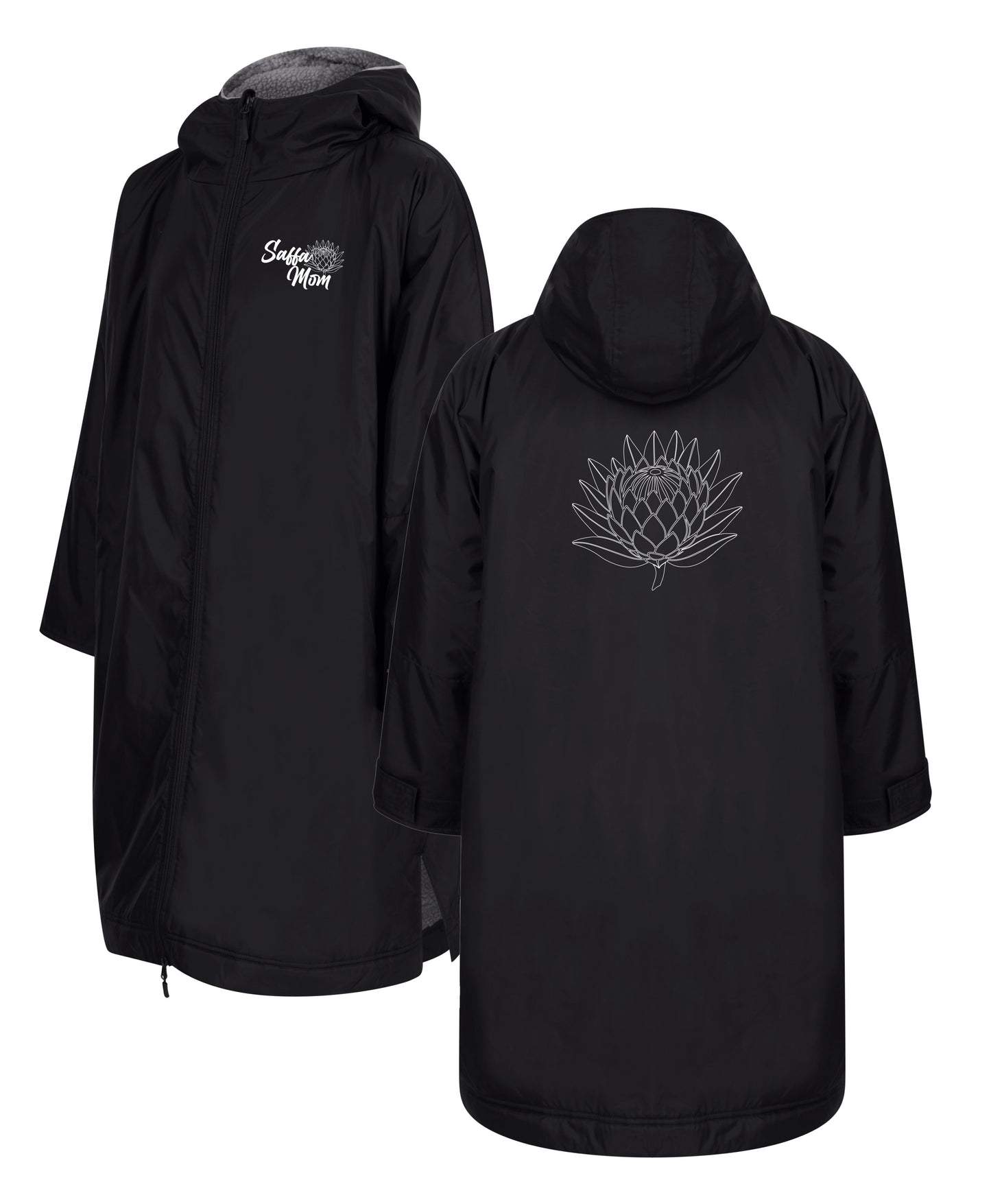 Adults - Front & Rear Embroidered All Weather Robe