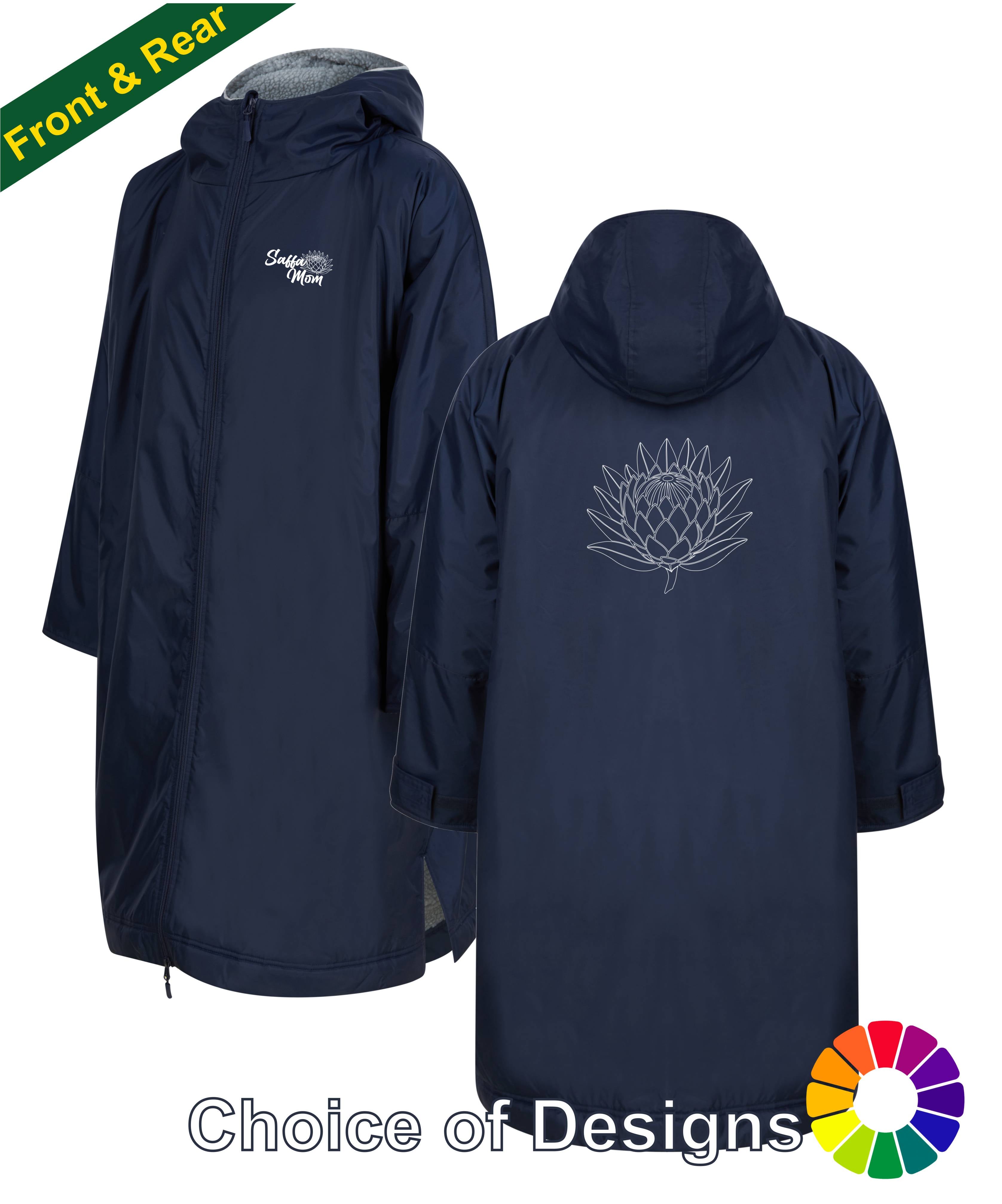 Adults - Front & Rear Embroidered All Weather Robe – Saffa Tees