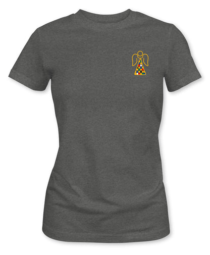 Angel Left Breast Printed Ladies T-Shirt - [S to 3XL]