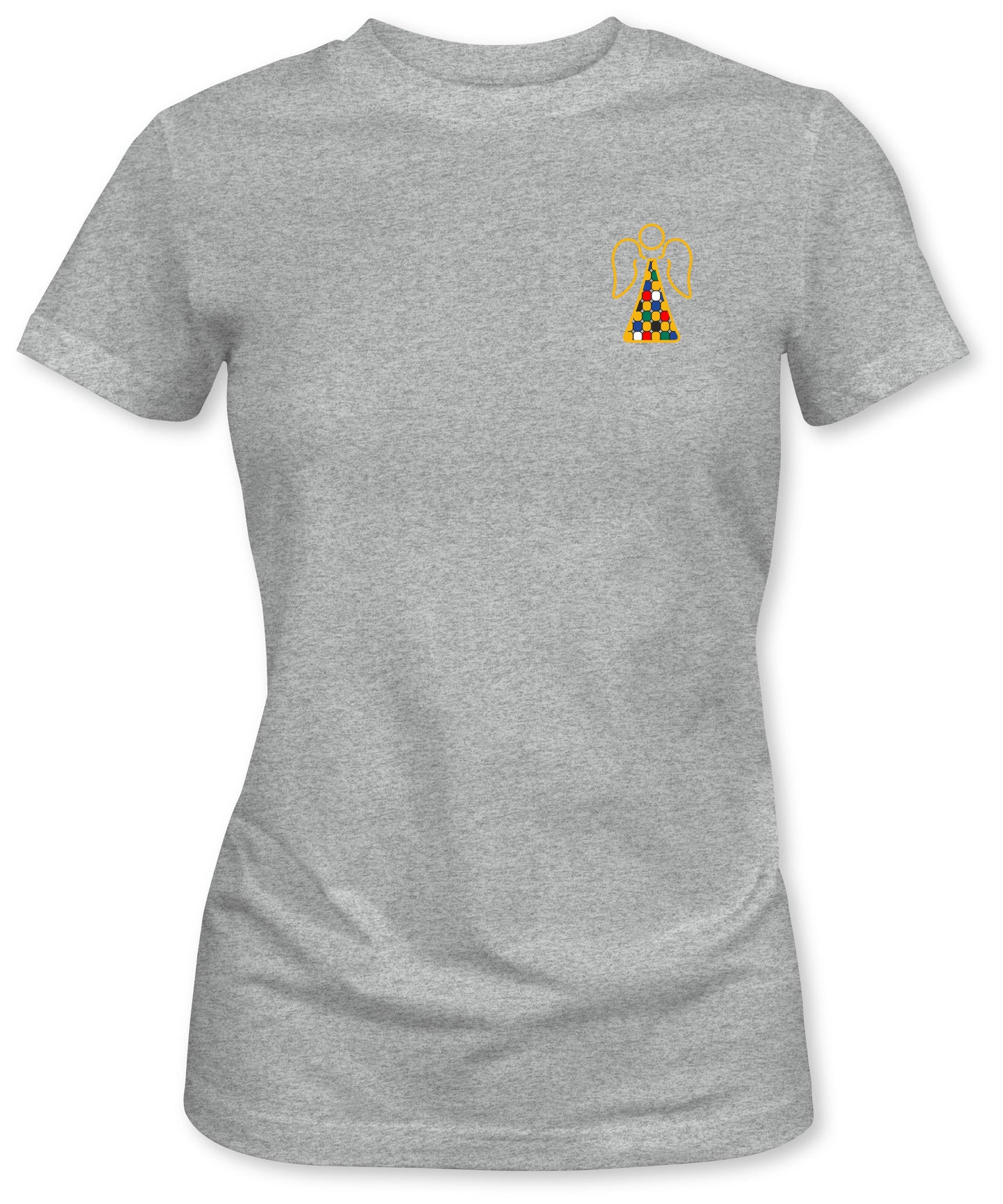 Angel Left Breast Printed Ladies T-Shirt - [S to 3XL]