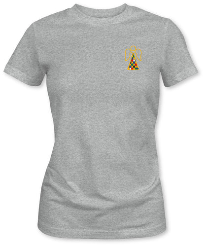 Angel Left Breast Printed Ladies T-Shirt - [S to 3XL]