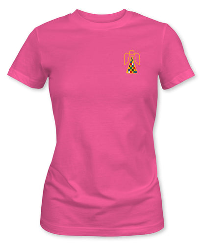 Angel Left Breast Printed Ladies T-Shirt - [S to 3XL]