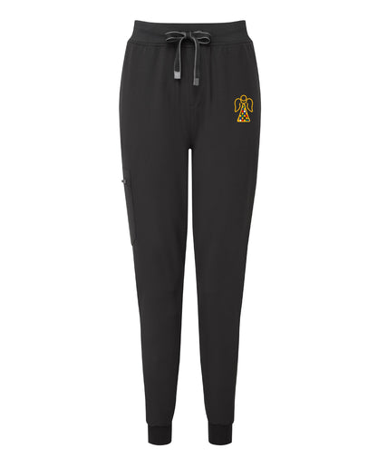 Angel Embroidered Ladies Stretch Jogger Pants [XS to 3XL]