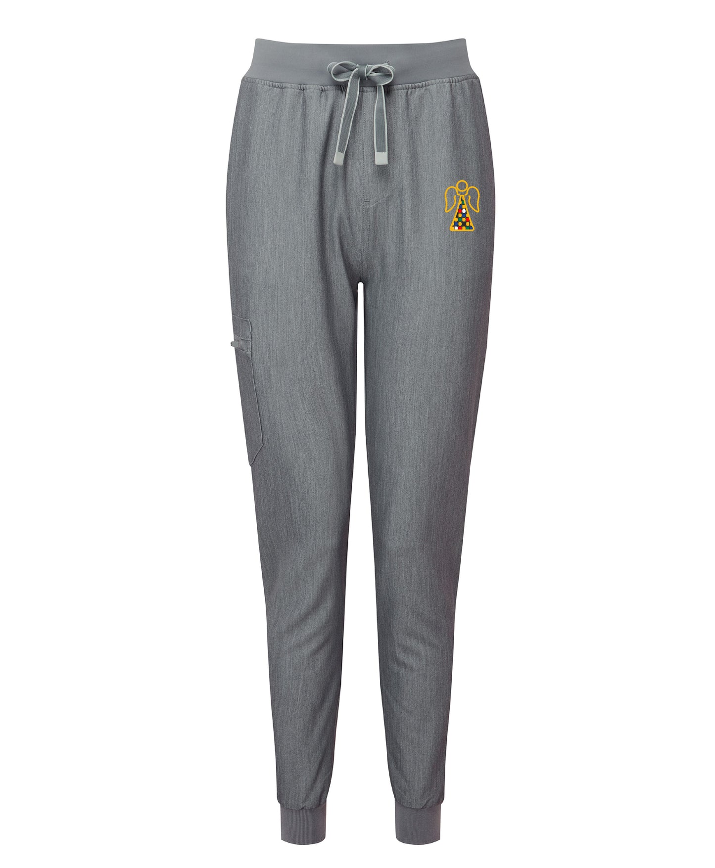 Angel Embroidered Ladies Stretch Jogger Pants [XS to 3XL]