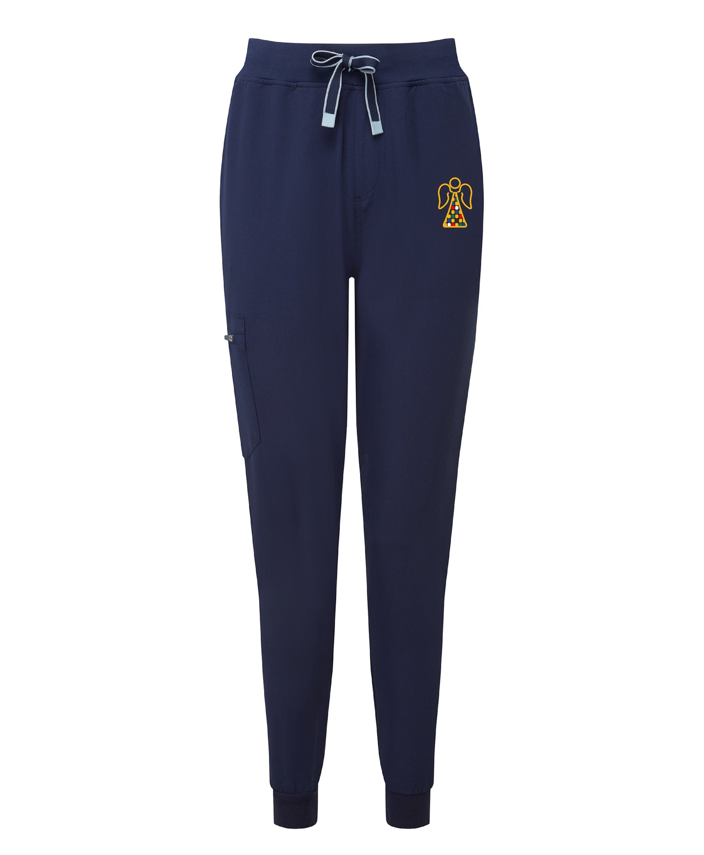 Angel Embroidered Ladies Stretch Jogger Pants [XS to 3XL]
