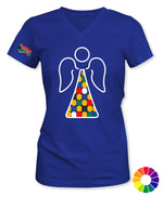 V-Neck Ladies Fit Angel T-Shirt