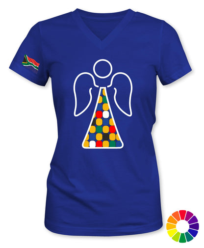 V-Neck Ladies Fit Angel T-Shirt