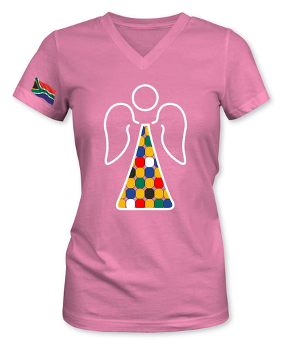 V-Neck Ladies Fit Angel T-Shirt