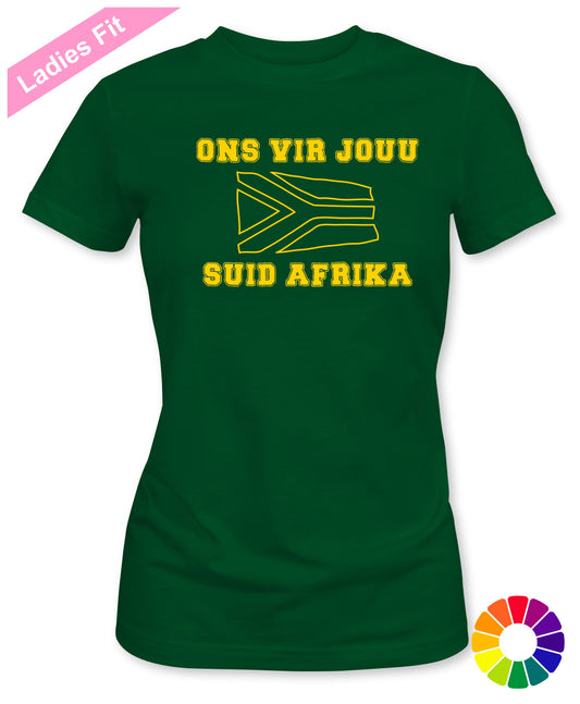 Ladies Fit Ons Vir Jou South Africa T-Shirt