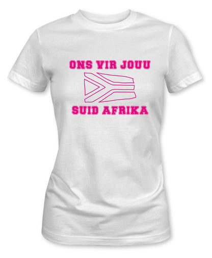 Ladies Fit Ons Vir Jou South Africa T-Shirt
