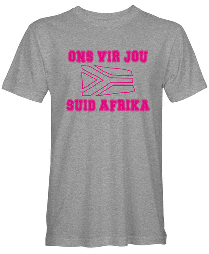 Unisex Fit Ons Vir Jou Suid Afrika T-Shirt