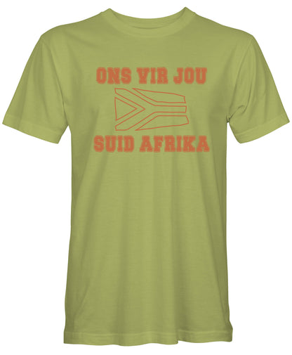 Unisex Fit Ons Vir Jou Suid Afrika T-Shirt
