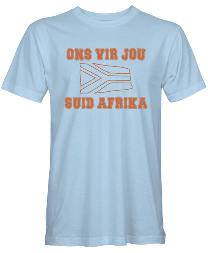 Unisex Fit Ons Vir Jou Suid Afrika T-Shirt