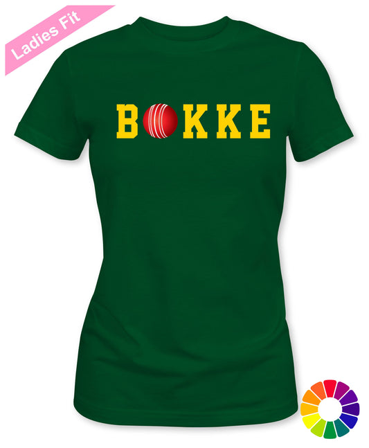 Ladies Fit Bokke Cricket T-Shirt