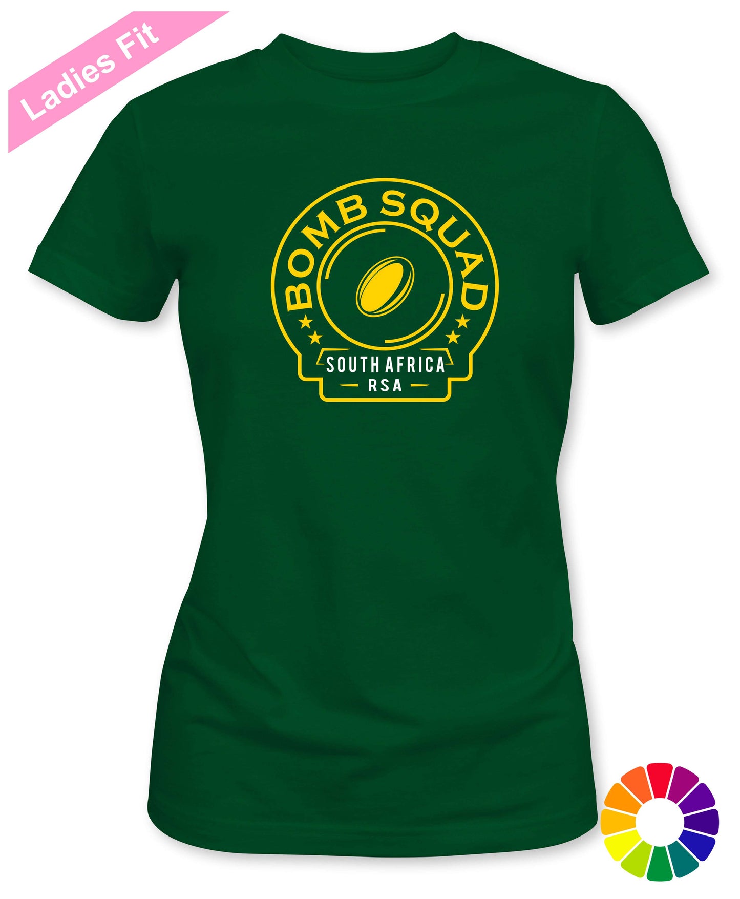 Ladies Fit Bomb Squad Logo T-Shirt