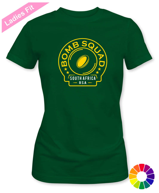 Ladies Fit Bomb Squad Logo T-Shirt