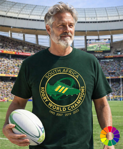 Rugby Boot SA World Champions Years T-Shirt