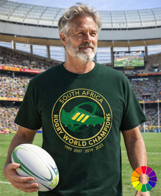 Rugby Boot SA World Champions Years T-Shirt