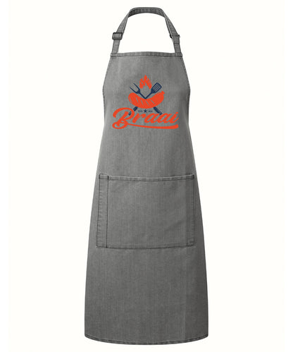 Denim Braai Party Pocket Apron