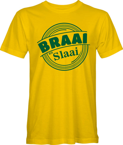Unisex Braai en Slaai T-Shirt