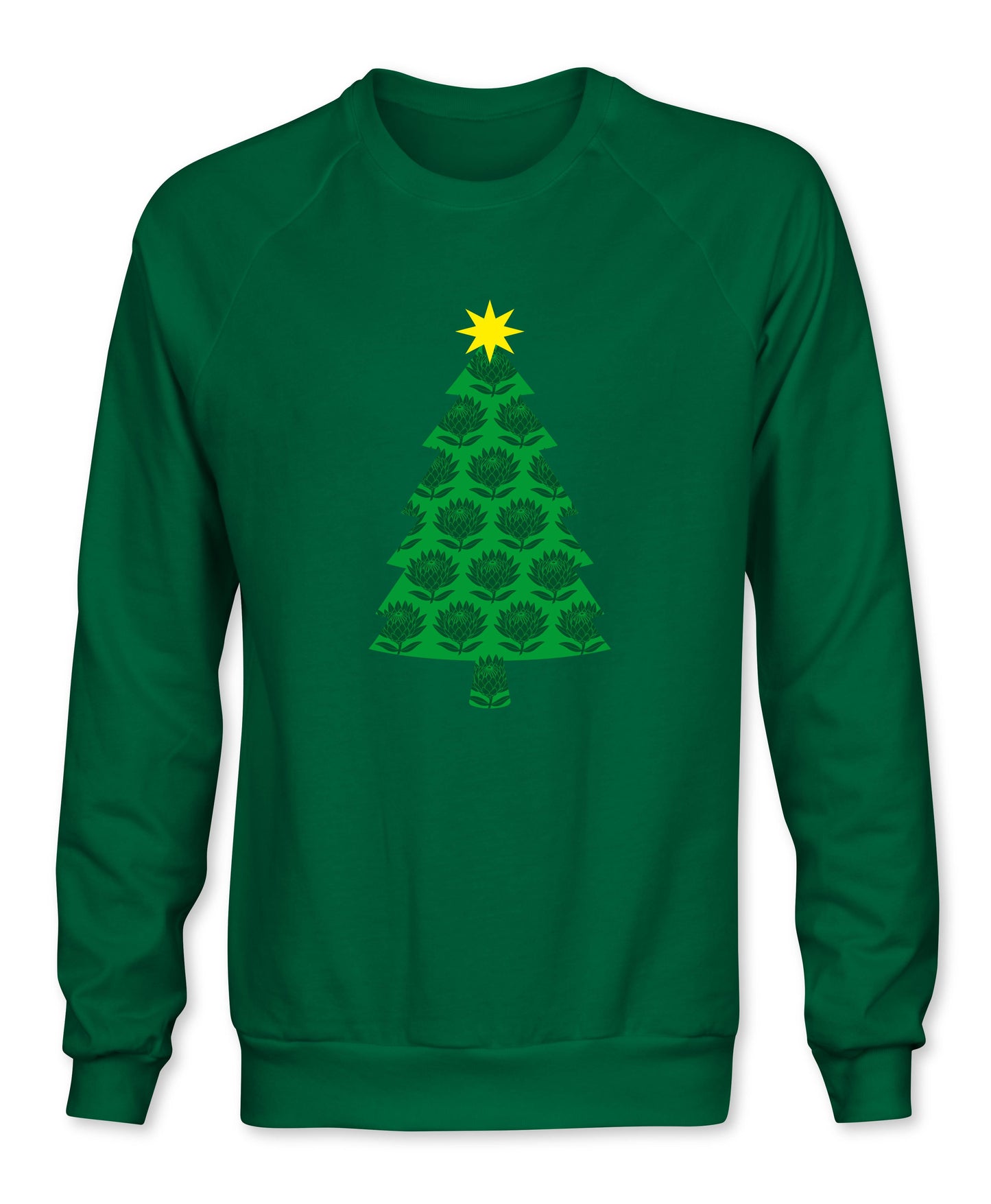 Christmas Tree Green Protea Sweatshirt