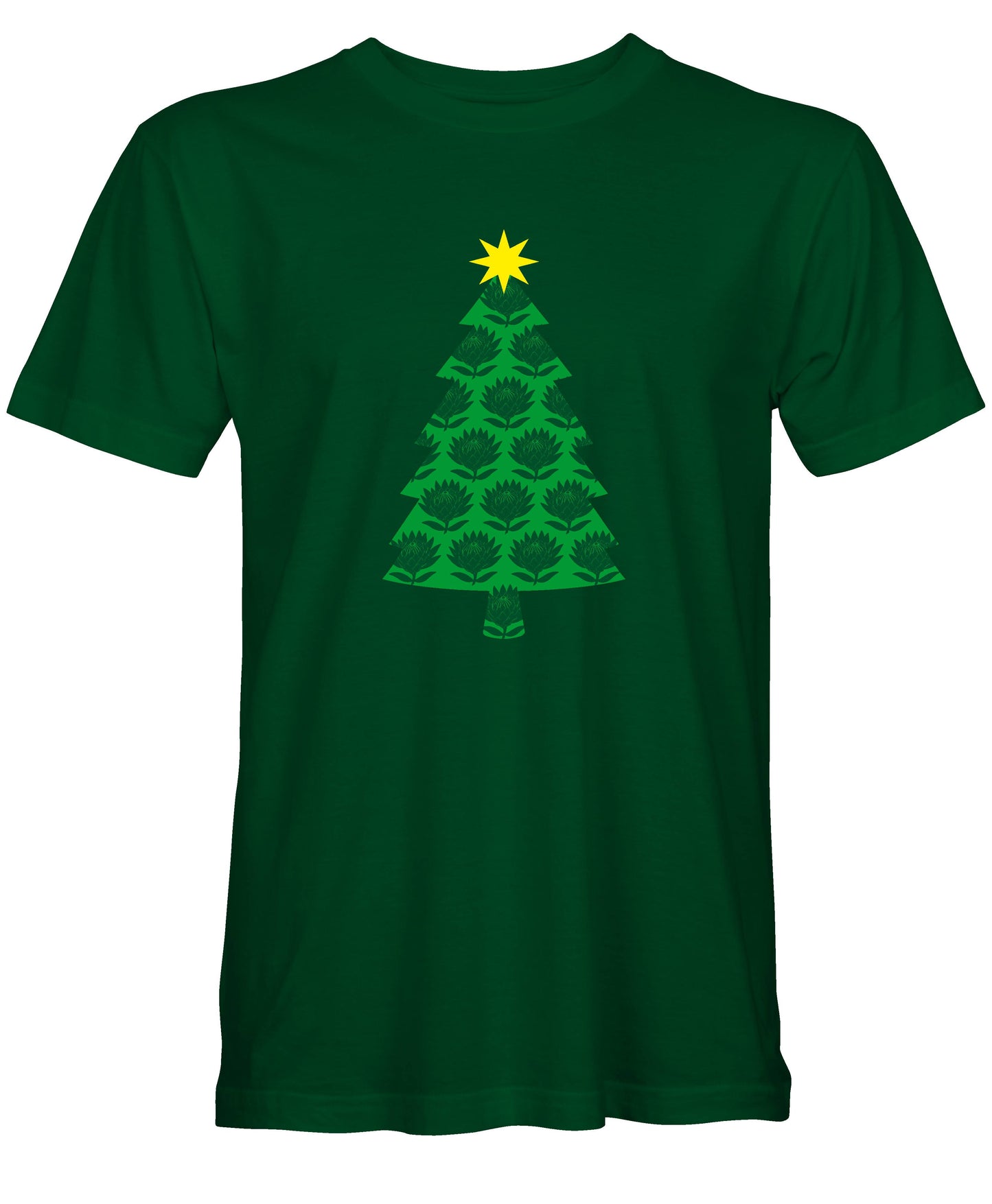 Christmas Tree Green Protea T-Shirt