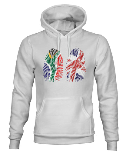 Unisex Dual SA/UK Fingerprints Hoodie