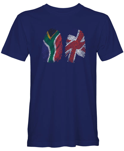 Unisex SA/UK Dual Fingerprints T-Shirt