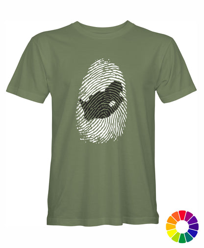 South Africa Fingerprint Map T-Shirt