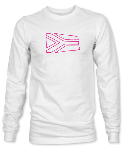 Unisex / Mens Arty South African Flag Long Sleeve T-Shirt
