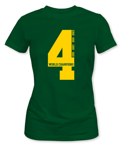 Ladies Fit 4 x Winners T-Shirt