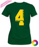 Ladies Fit 4 x Winners T-Shirt