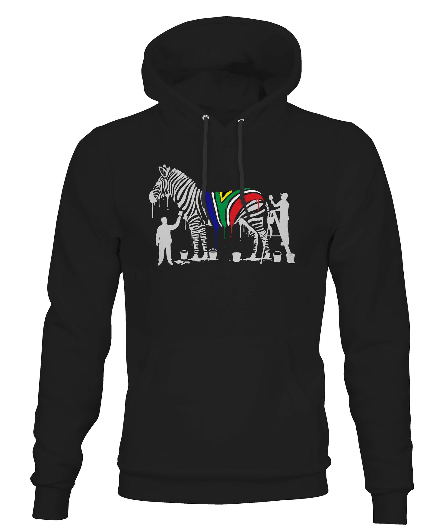 Premium Painted Zebra Printed Hoodie